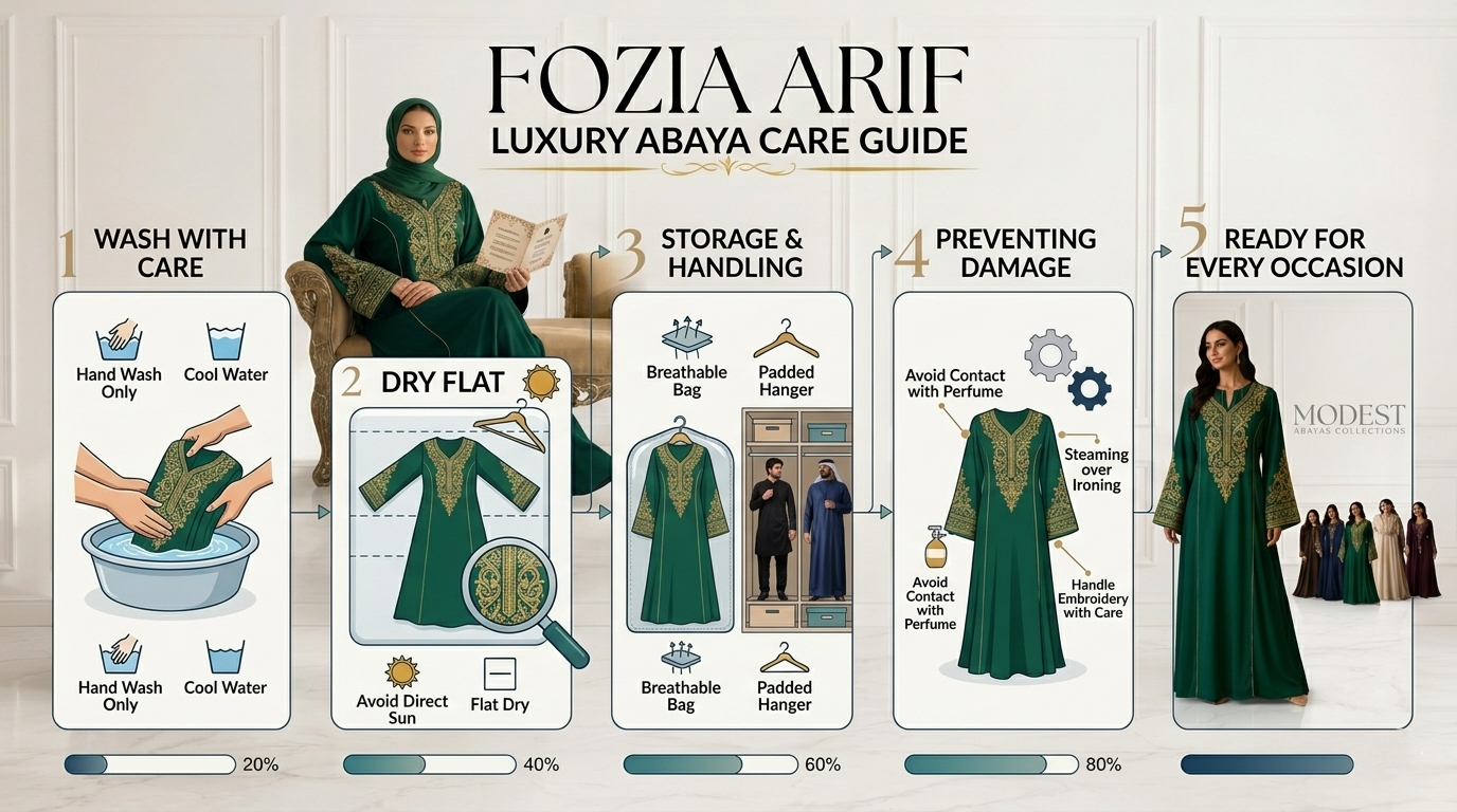 How to Care for Your Hand-Embroidered Abayas